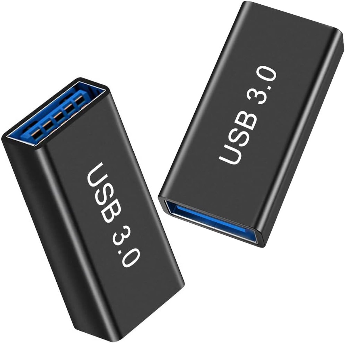 USB A naar USB A Adapter - Uitbreidingsstekker voor naadloze verbindingen (2 stuks)