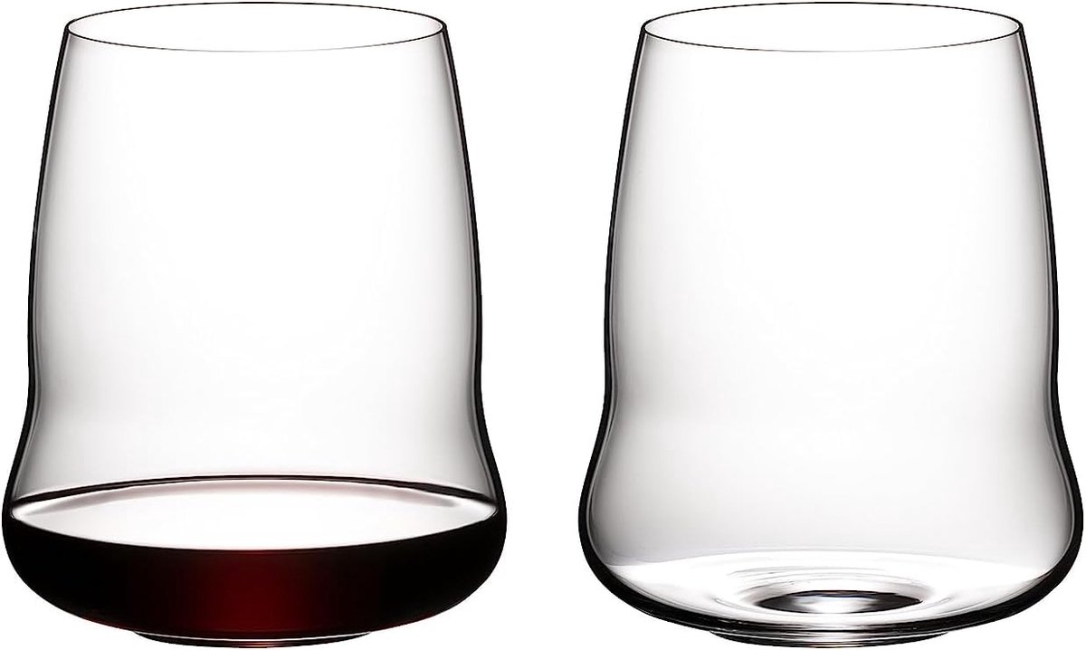Stemless Wijnglazen Set van 2 voor Cabernet Sauvignon - 67 cl