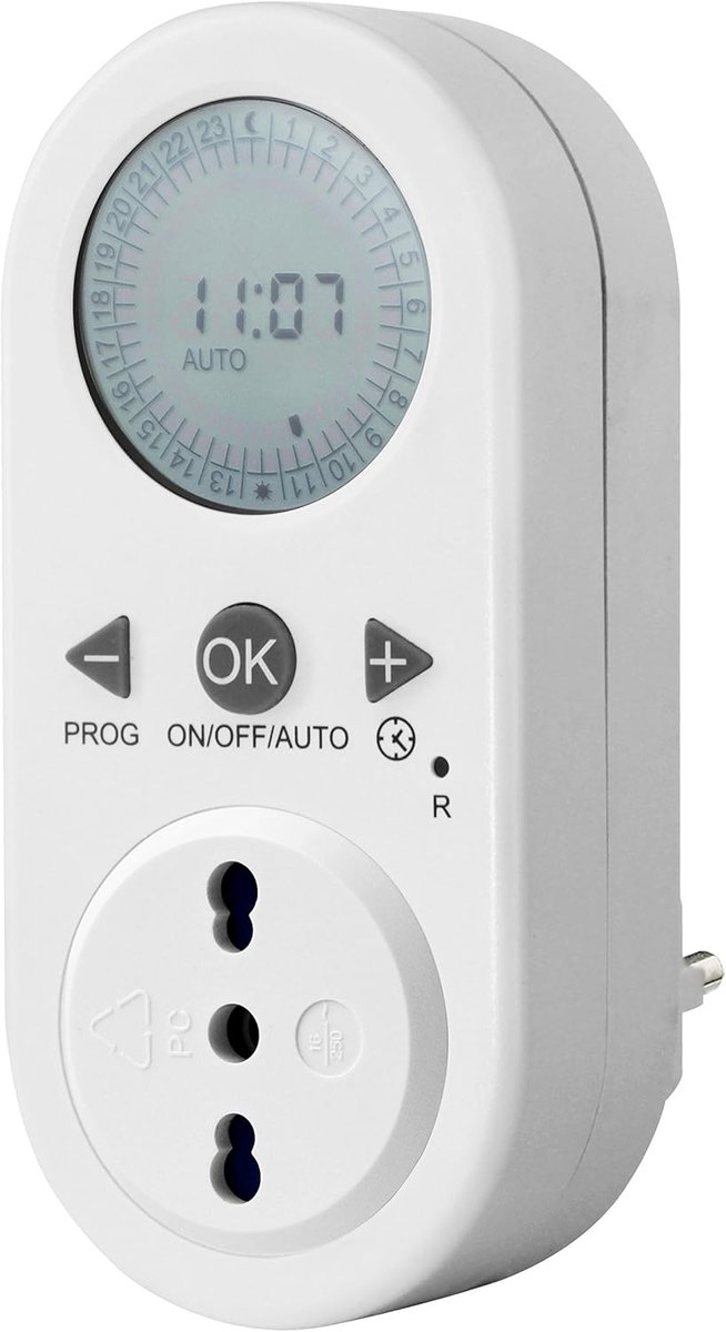 Digitale Timer met Temperatuurbereik en Programmering - 24 Uur