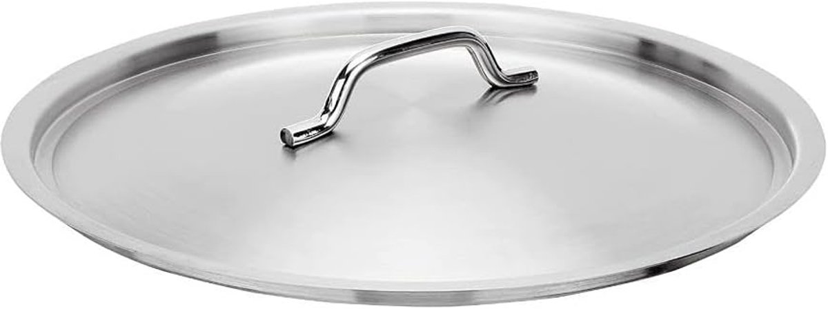 Roestvrijstalen deksel met stalen brug - Diameter 20 cm