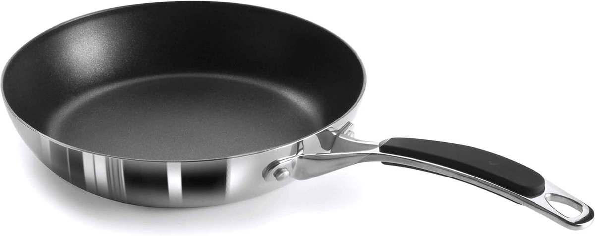 Koekenpan 28 cm met Antiaanbaklaag en Drie Laagse Behuizing