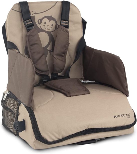 Opvouwbare Kinderstoel met Opbergruimte - Beige - Voor Kinderen Tot 15 kg van Merkloos — afbeelding 2