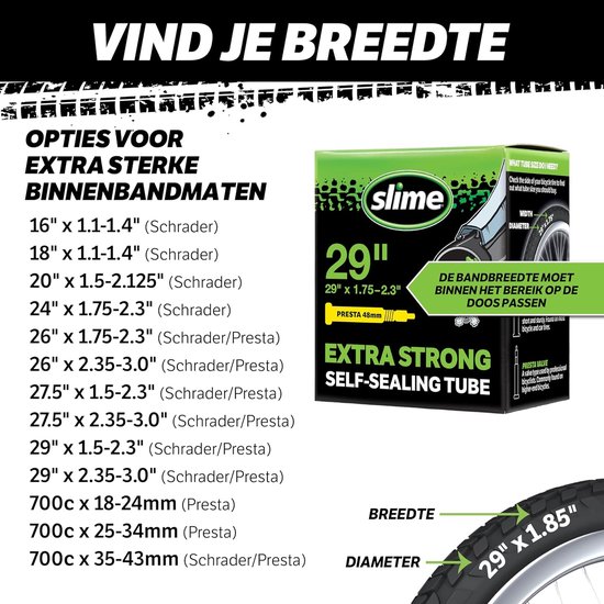Fietspomp Binnenband met Slijmherstel Compound - Zelfdichtend en Veilige Reparatie voor Fietsbanden van Merkloos — afbeelding 2