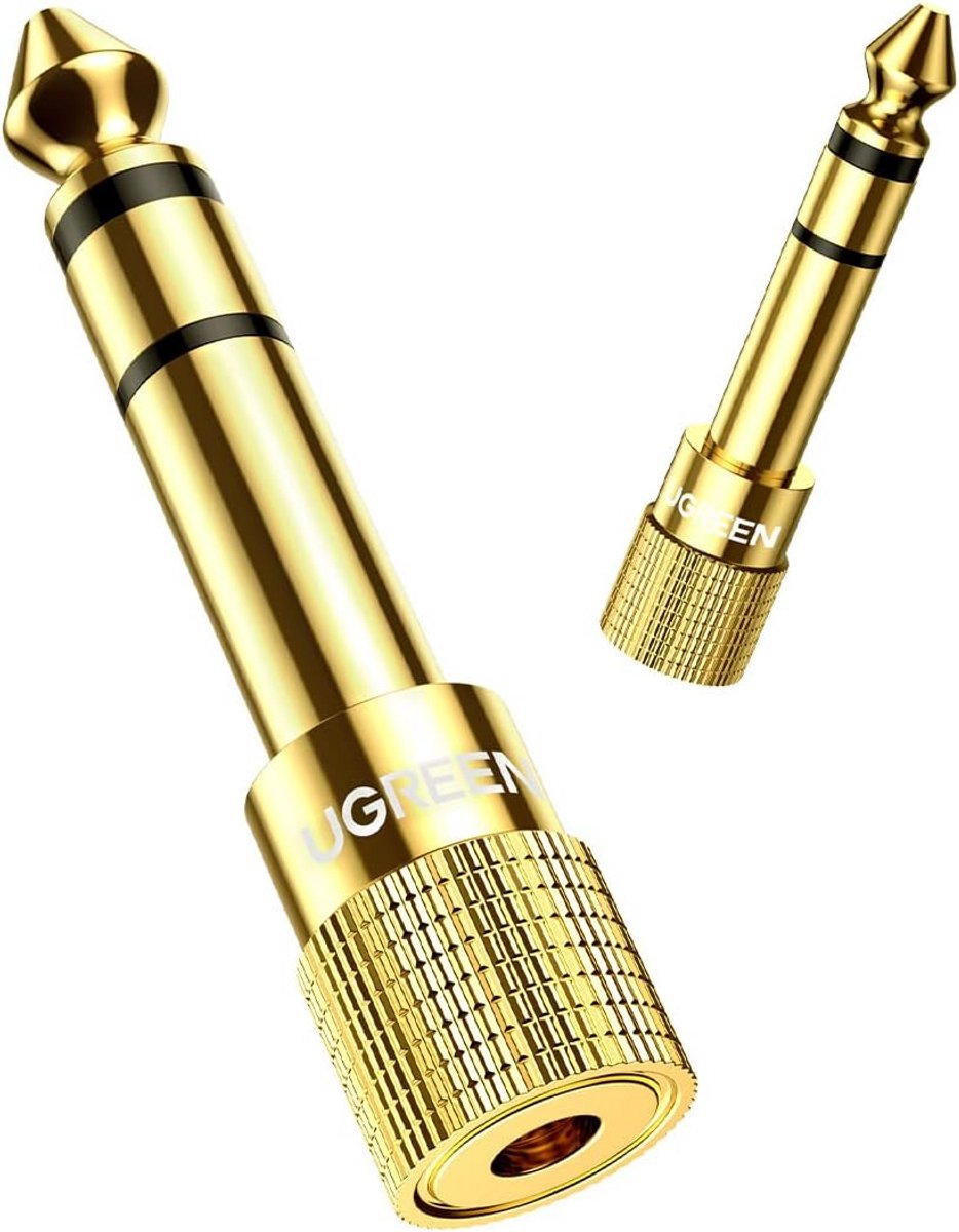 Audio Jack Adapter van 6.35mm naar 3.5mm - 2 stuks