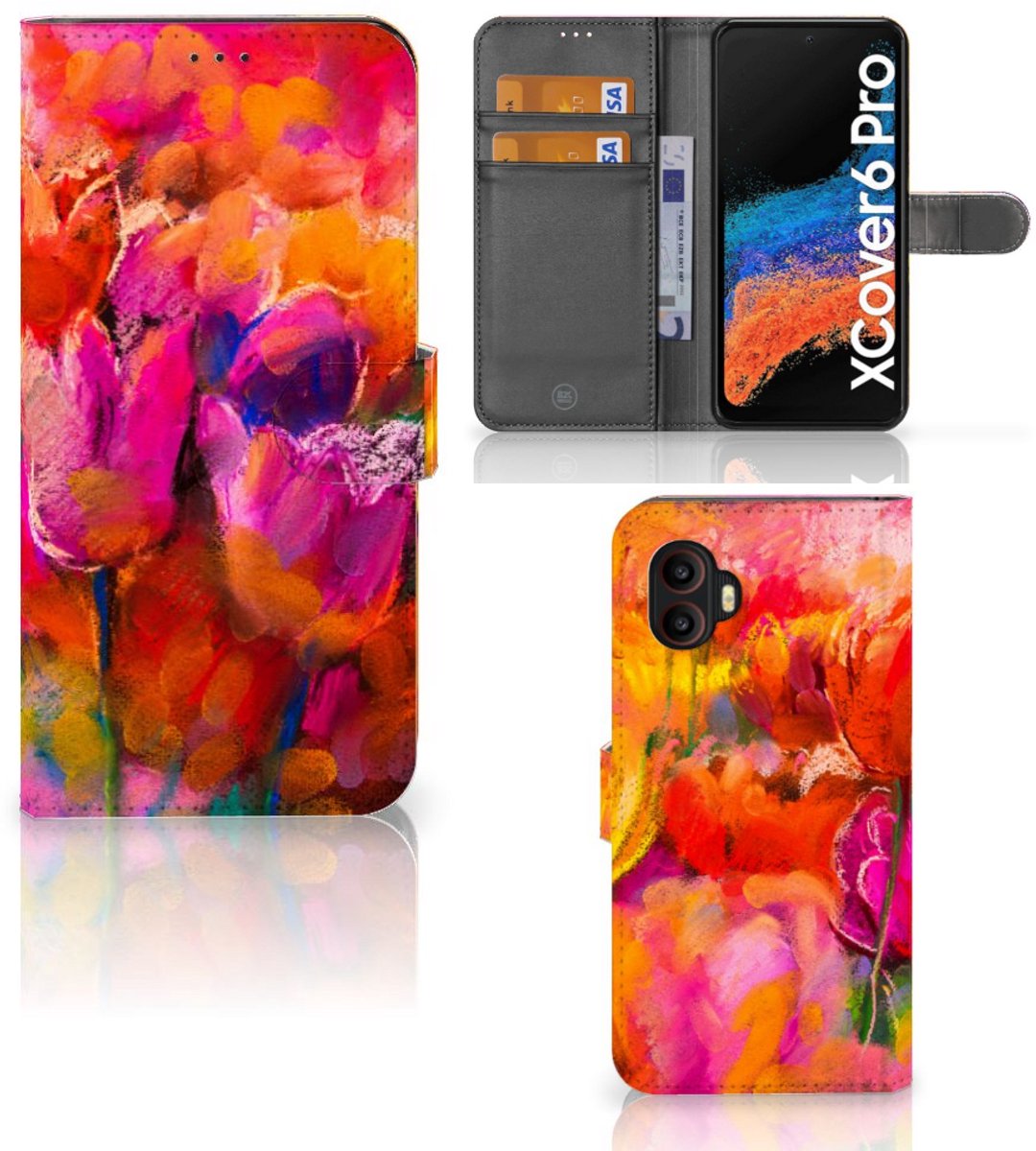 Hoesje Samsung Galaxy Xcover 6 Pro Tulips