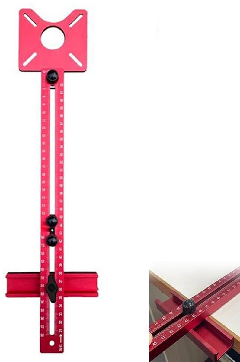 3-in-1 Freeshouder voor Houtbewerking - Universele Router en Boorgeleidhuls