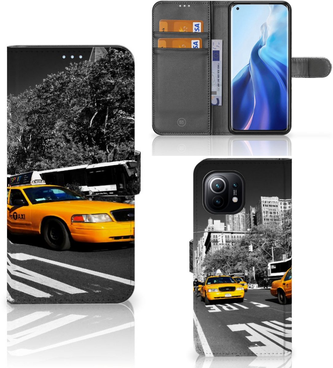 Xiaomi Mi 11 Flip Cover New York Taxi