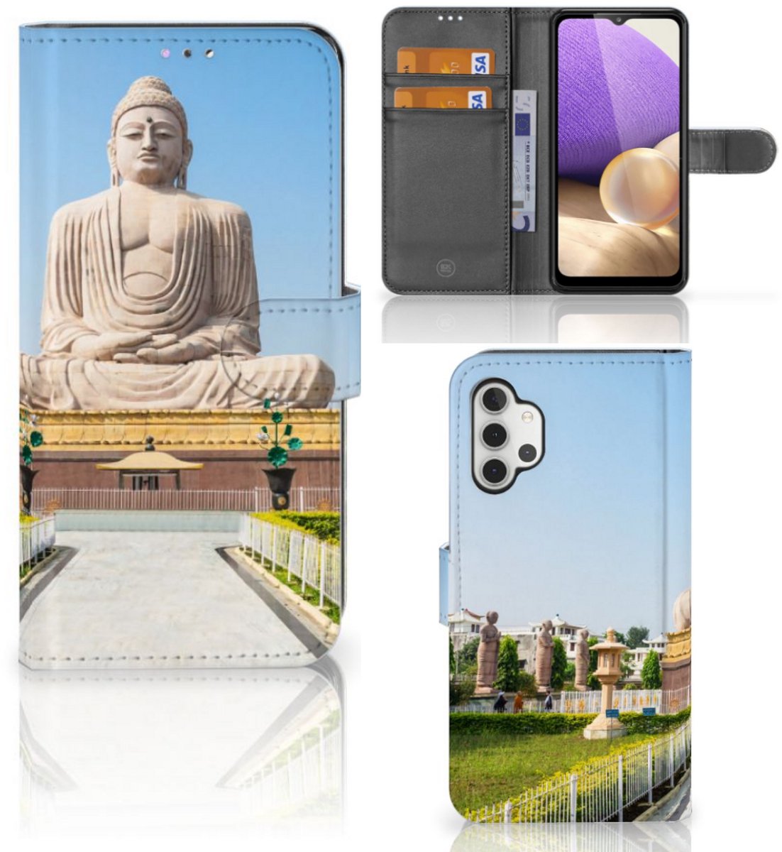 Samsung Galaxy A32 4G Flip Cover Boeddha