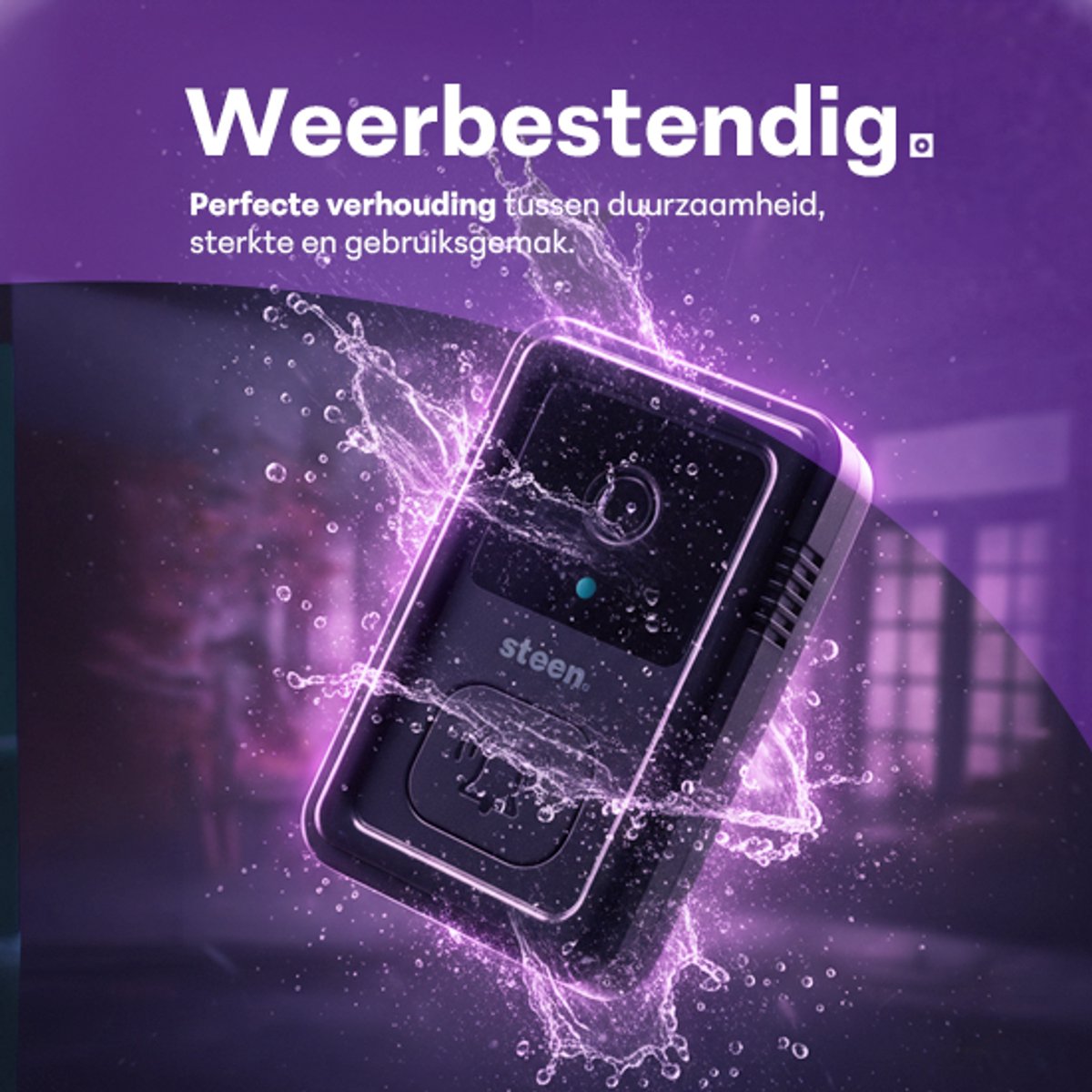 Steen Smart Deurbel met Camera - Slimme Video Deurbel met - afbeelding 3