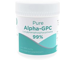 ALPHA GPC - 50 gram | pure poeder | +99% zuiverheid | Inclusief maatschepje