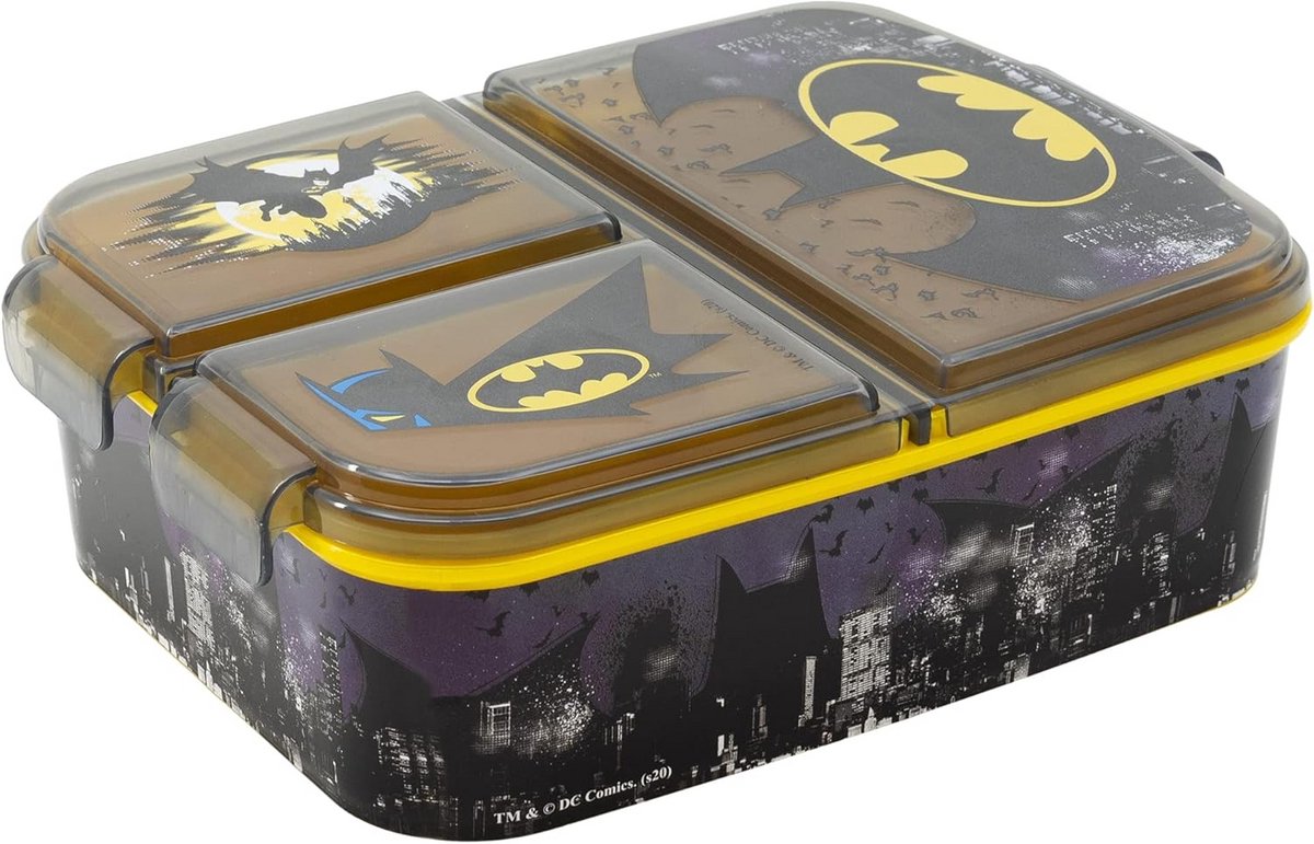 Praktische sandwichbox met compartimenten voor kinderen