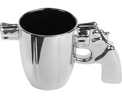 Keramisch Koffiekopje met Revolvergreep - Vaatwasmachinebestendig, 300 ml