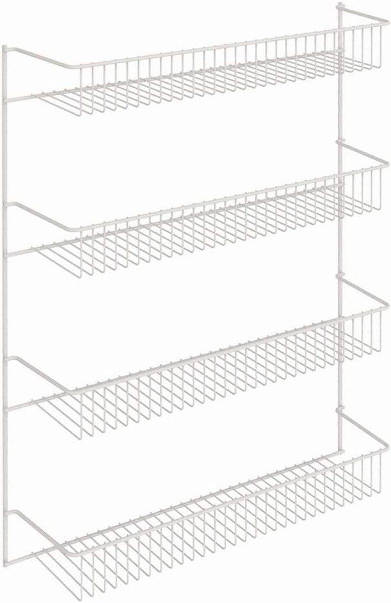 4-laags wandrek 18-inch breed voor extra opbergruimte