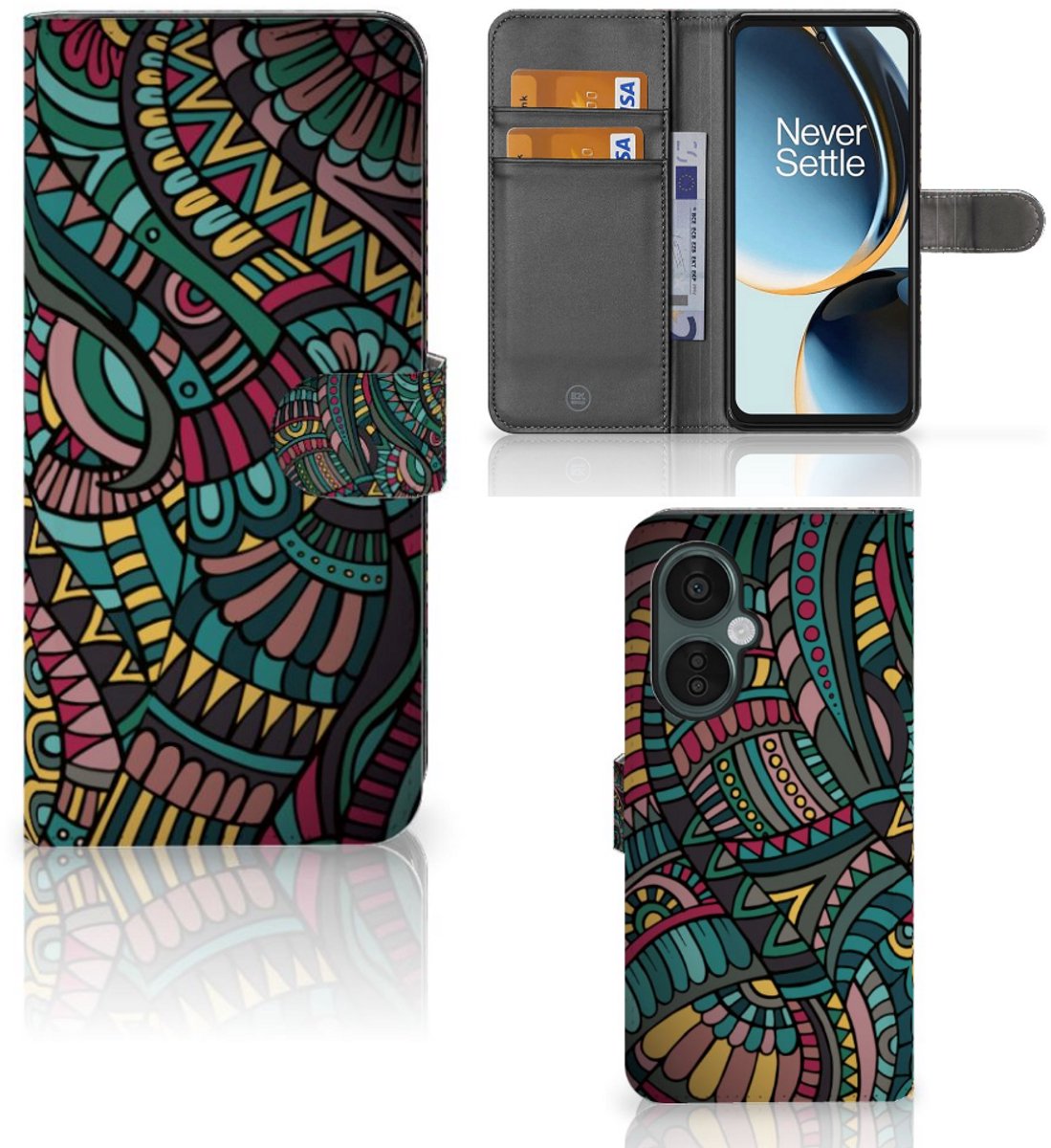 OnePlus Nord CE 3 Lite Telefoon Hoesje Aztec