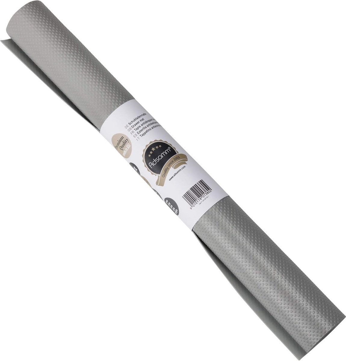Antislip Lademat 1,2 mm – Grijze Inleg voor Keuken, Kantoor en Winkels, 48 x 200 cm, Op Maat Te Snijden