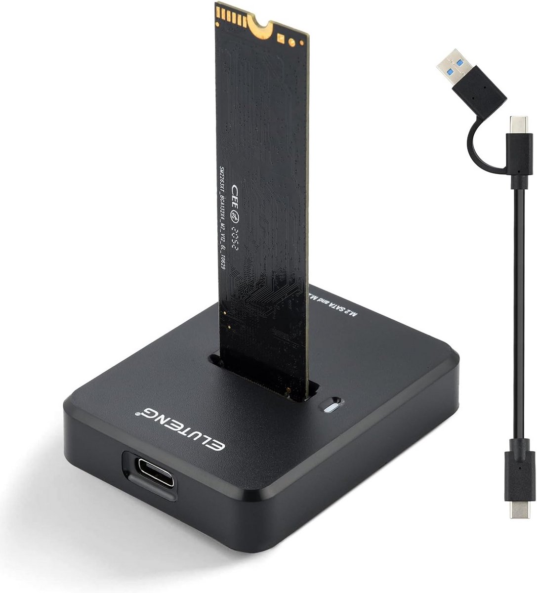 M.2 NVME & SATA Dockingstation - Externe SSD Behuizing met USB 3.1 10 Gbps