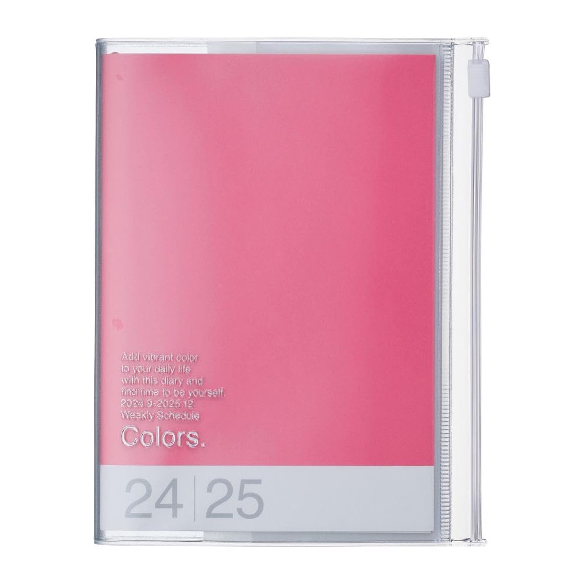 Taschenkalender A6 vertikaal 2024/2025 - Praktische planner in kleuren