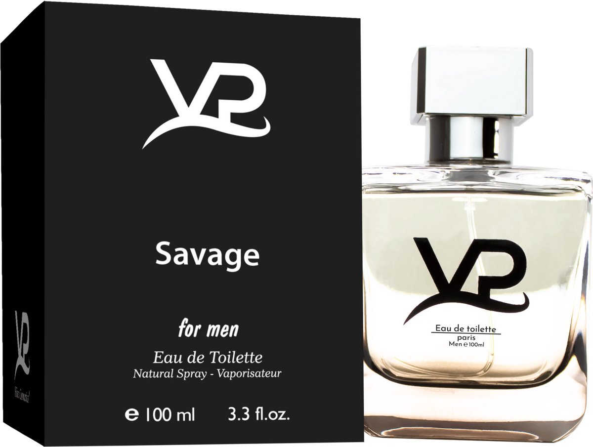 VP Savage Eau de Toilette Herenparfum 100 ml – Krachtige, Frisse en Langdurige Mannelijke Geur