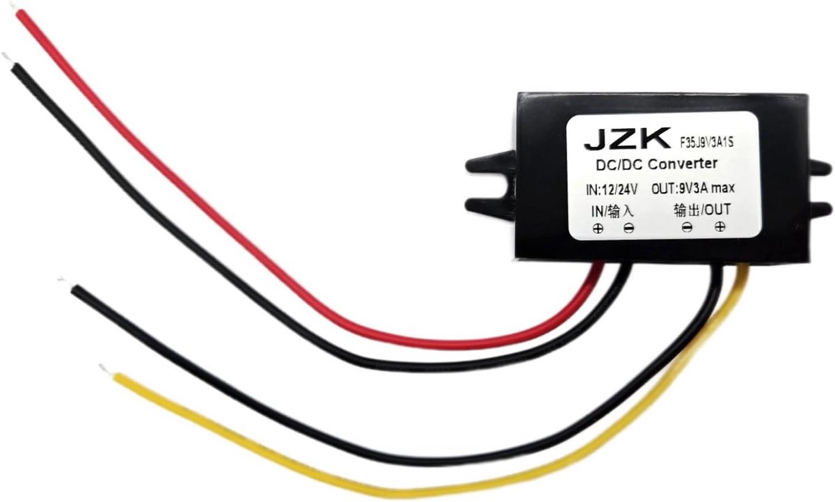 Omvormer 12V naar 9V 3A DC/DC - Voedingsmodule voor Auto Audio en LED Display