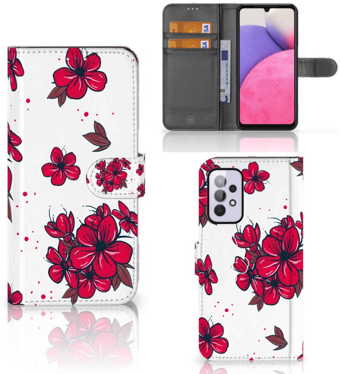 Samsung Galaxy A33 5G Hoesje Blossom Red
