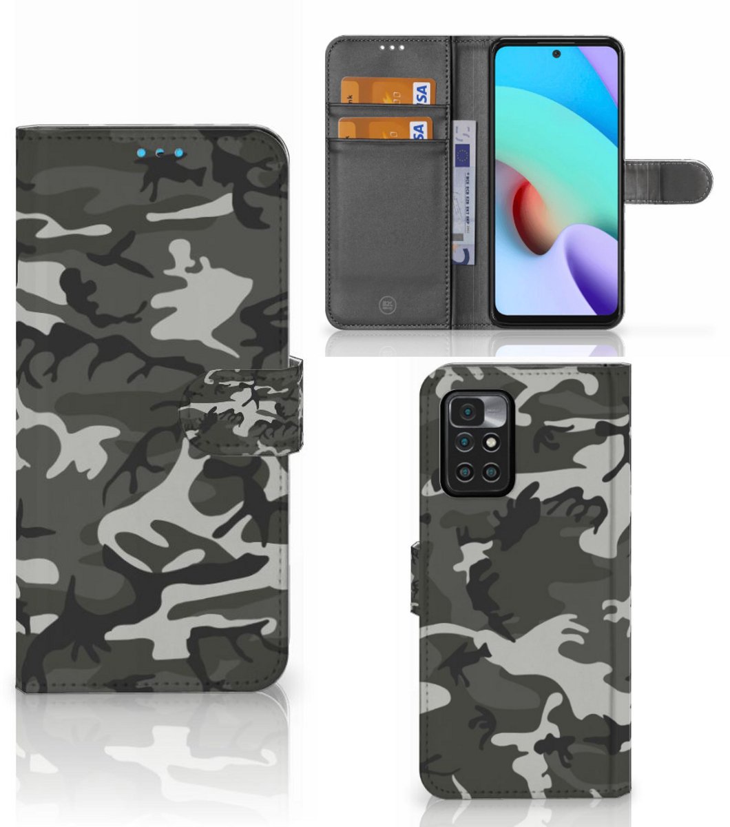 Xiaomi Redmi 10 Telefoon Hoesje Army Light