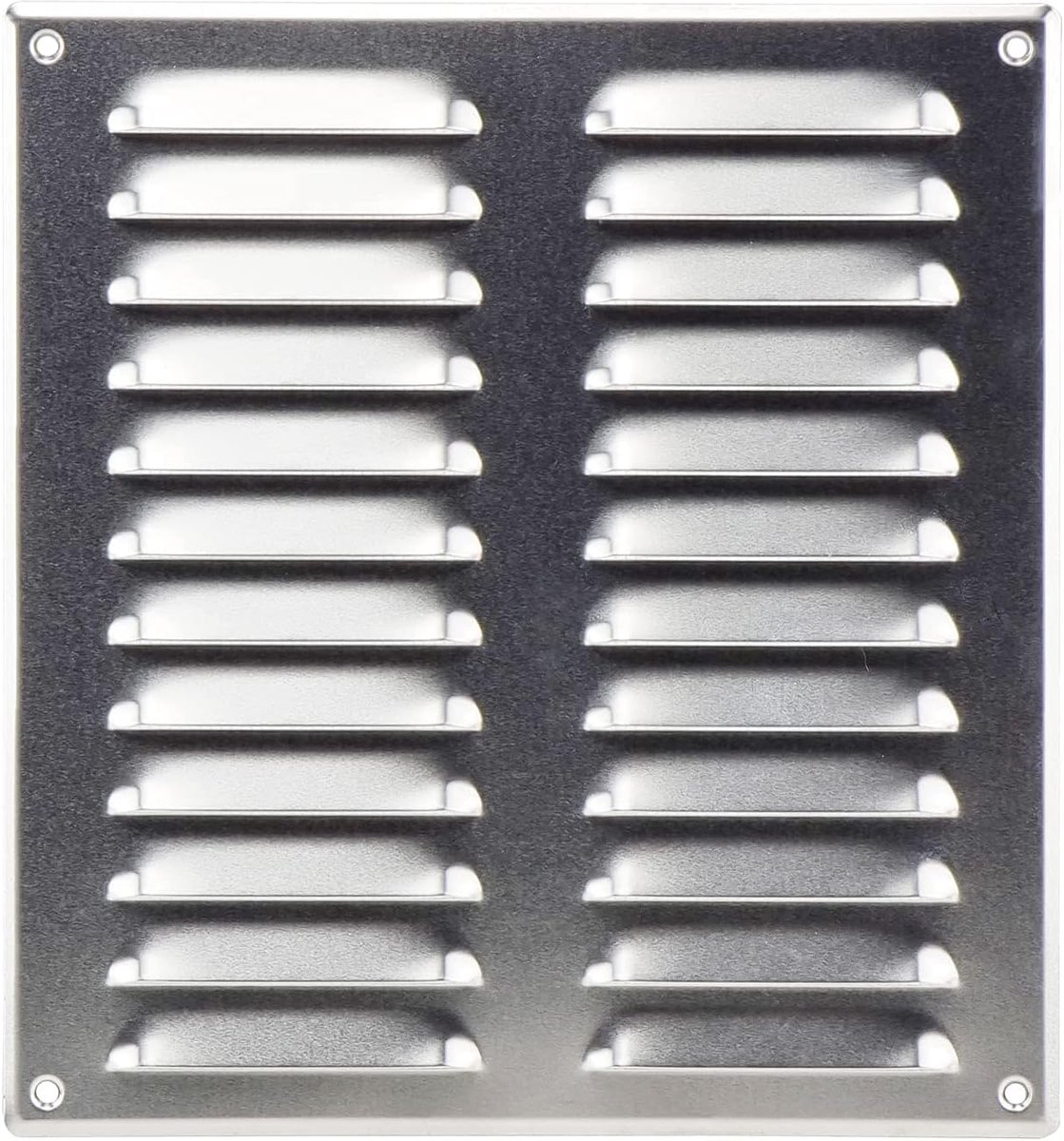 Aluminium Ventilatierooster met Knaagdierbescherming - 260 x 280 mm