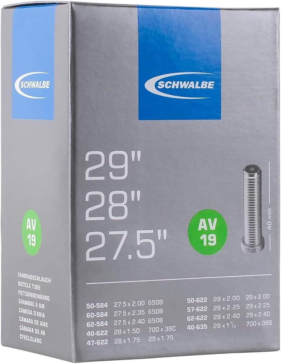Kruisband AV19 Unisex binnenband, zwart, 40 mm