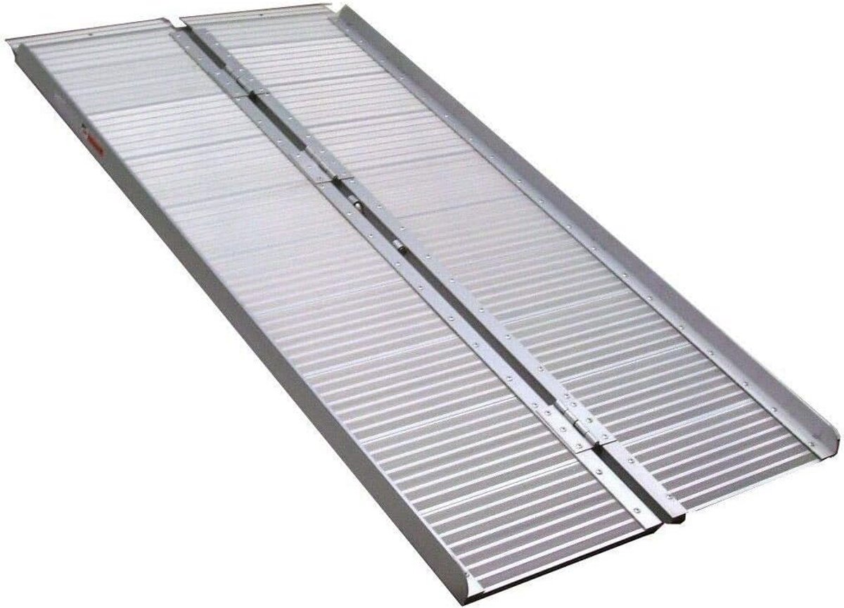 Inklapbare aluminium rolstoelhelling 150 cm - Lichtgewicht en veilig