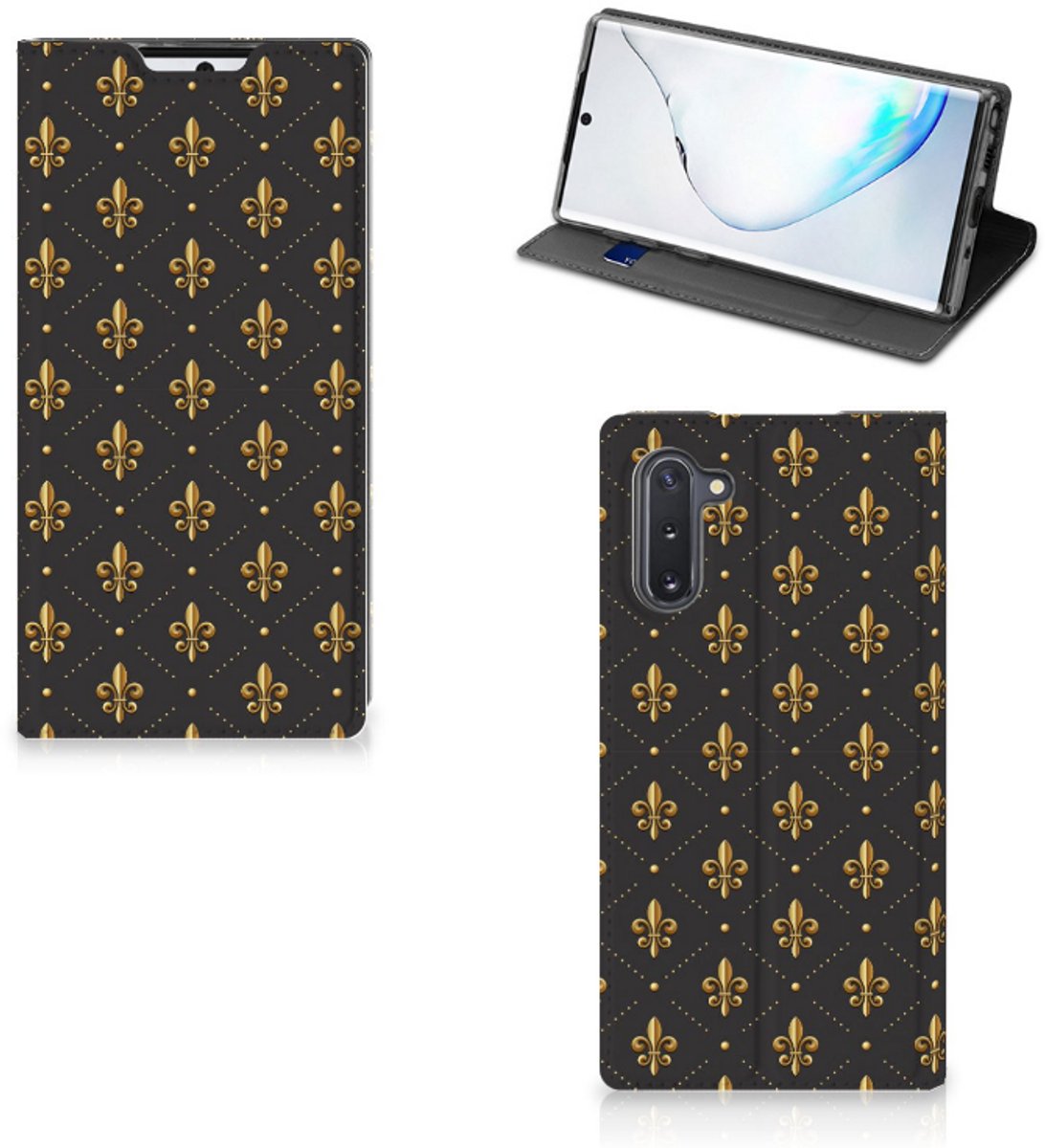 Samsung Galaxy Note 10 Hoesje met Magneet Franse Lelie