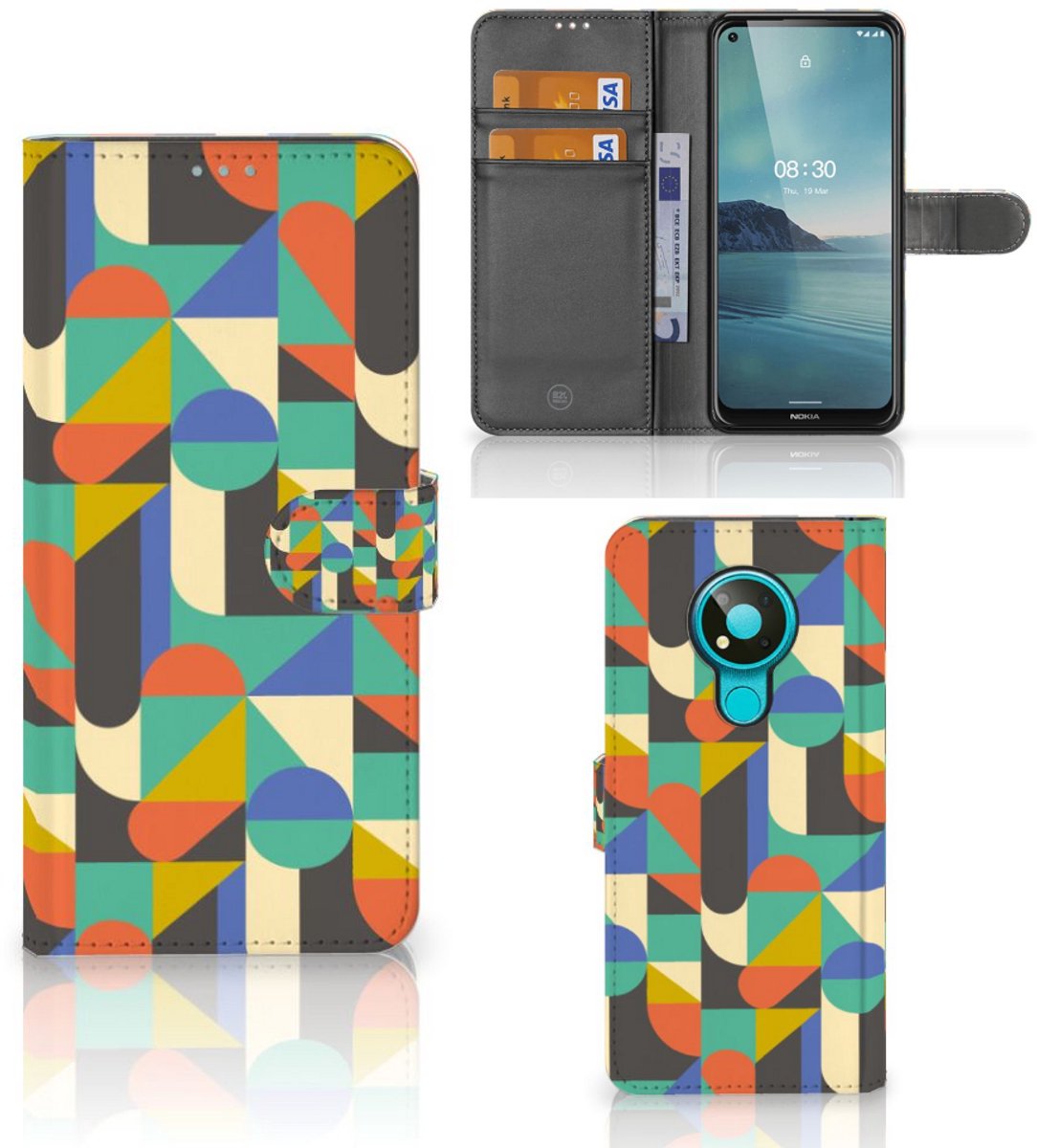 Nokia 3.4 Telefoon Hoesje Funky Retro