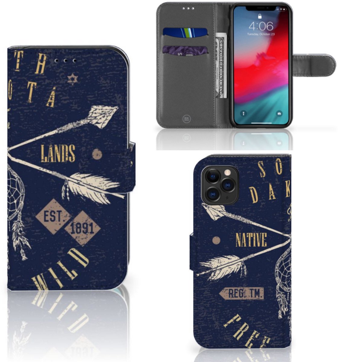 Apple iPhone 11 Pro Flip Cover South Dakota