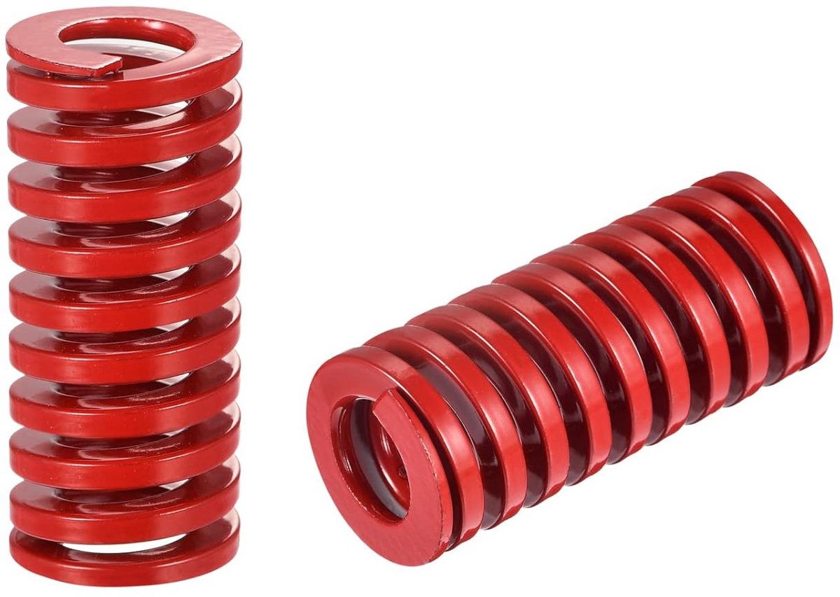 3D-printer Vormveren - 2 Stuks, 20 mm OD, 45 mm Lang, Middelgrote Compressievormveren voor 3D-Printer Onderdeel - Rood