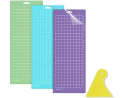 Snijmat voor Cricut Joy - Set van 3 Stuks - 4,5 x 12 Inch, Accessoires voor Plotter Film en Snijtypewriter