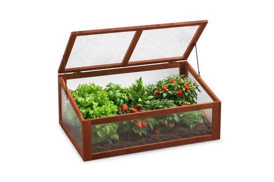 HOB Luxe Kweekkas - Kweekkas Klein - Broeikas - 100×65×40cm - Kweekkast - Kweek kas - Tuinkas - Balkonkas - Tuin Balkon of Binnen