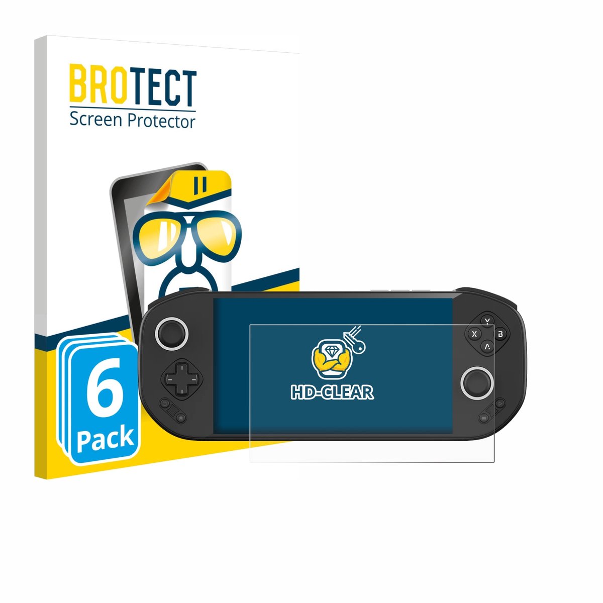 BROTECT - Screenprotector voor MANGMI Pocket Max - Folie Beschermfolie transparant 6 Stuks