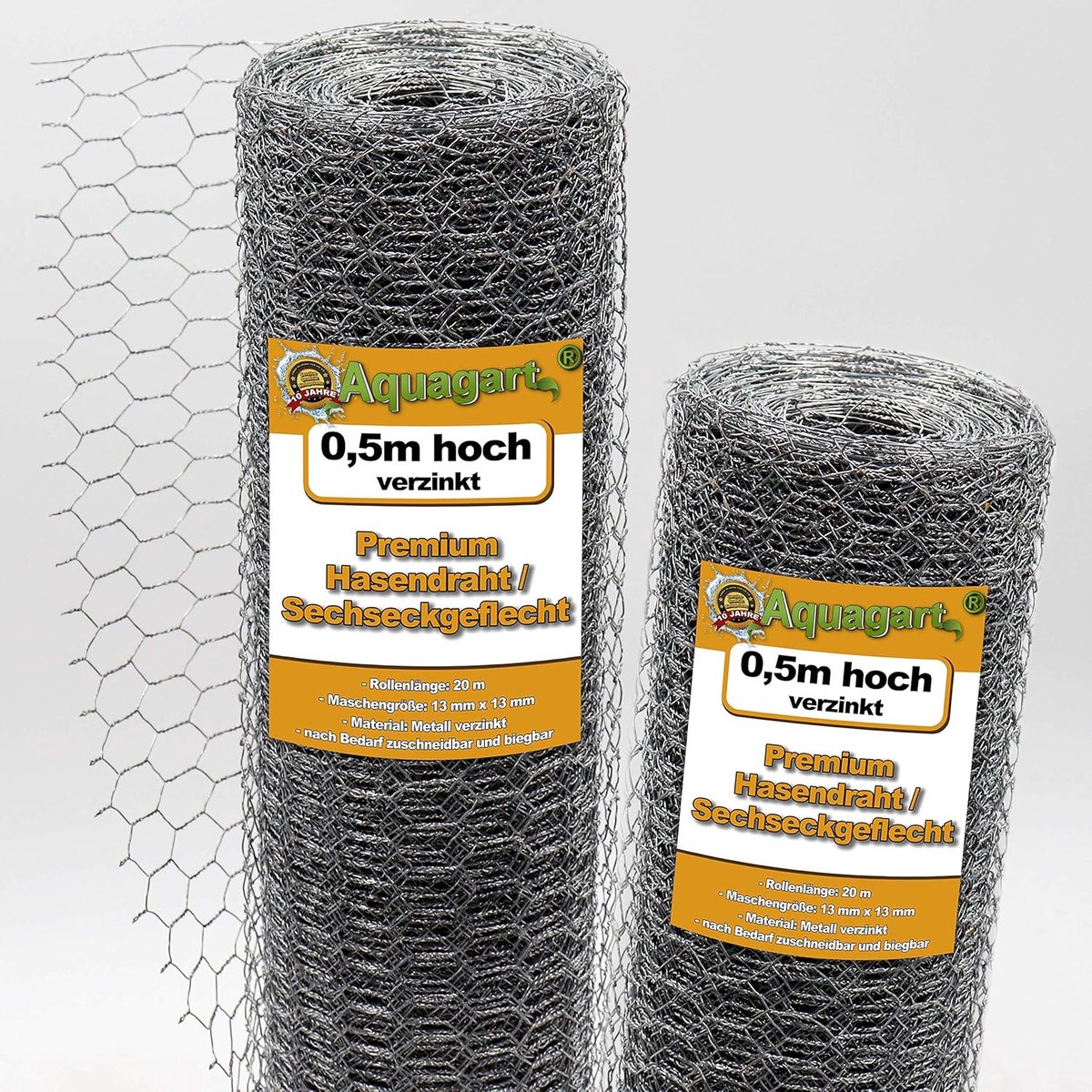 Zeshoekig Kippengaas voor Tuin en Dieren - Gegalvaniseerd, 13mm x 13mm