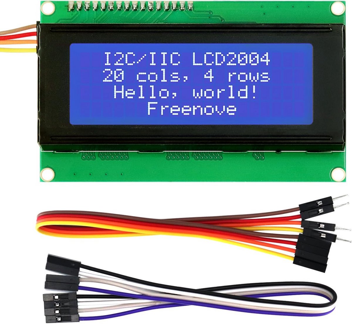 I2C IIC LCD 2004 Module 20x4 Display voor Arduino en Raspberry Pi