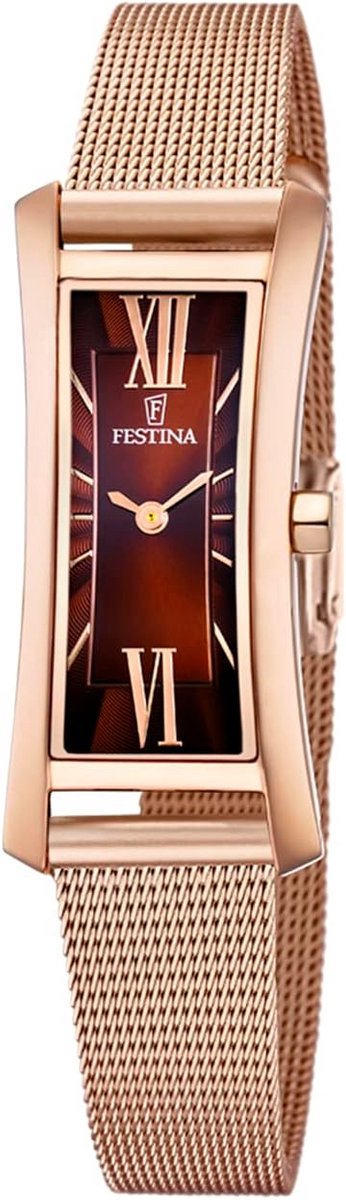 Elegant Dameshorloge met Stalen Band en Kast