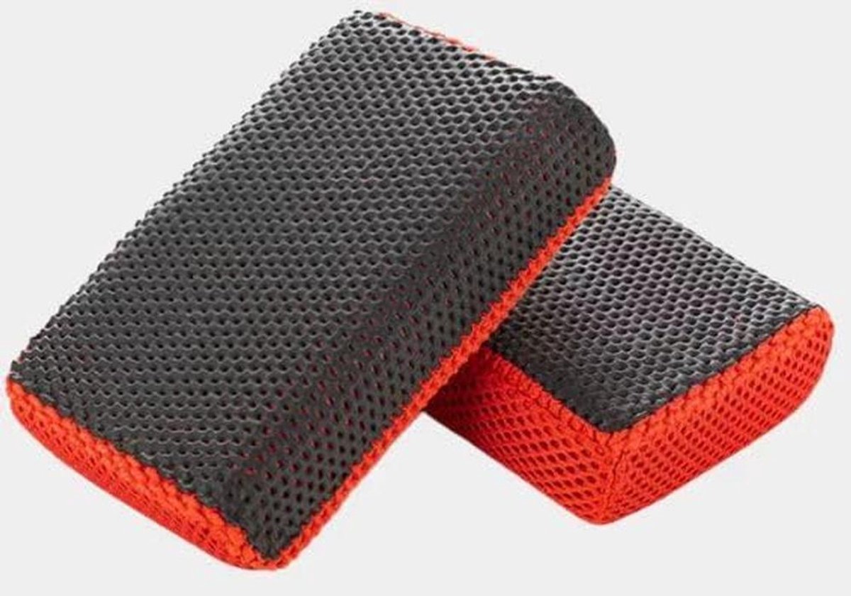 Autodetailing Kleispons Set (2x) - Verwijder Vuil van Lakwerk - Veilige Verfvoorbereiding