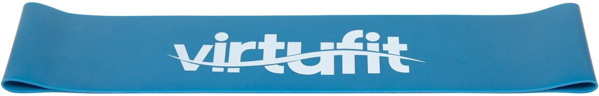 VirtuFit Resistance Band - Weerstandsband - Fitness Elastiek - Sterk - Blauw - Full Body Workout - CrossFit - Thuis Sporten - Yoga & Fitness