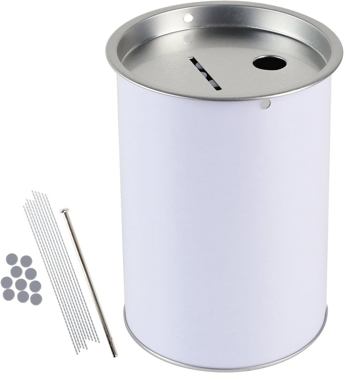 Donatiebus met Inwerp Sleuf - Diameter 10 cm - Ideaal voor Verenigingen en Fondsenwerving