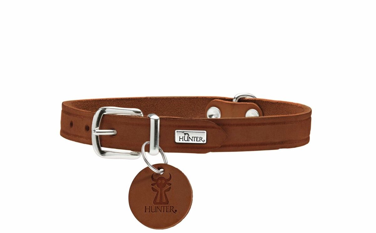 Hunter Hondenhalsband Hunter Aalborg Bruin Maat 32: 24-29 cm