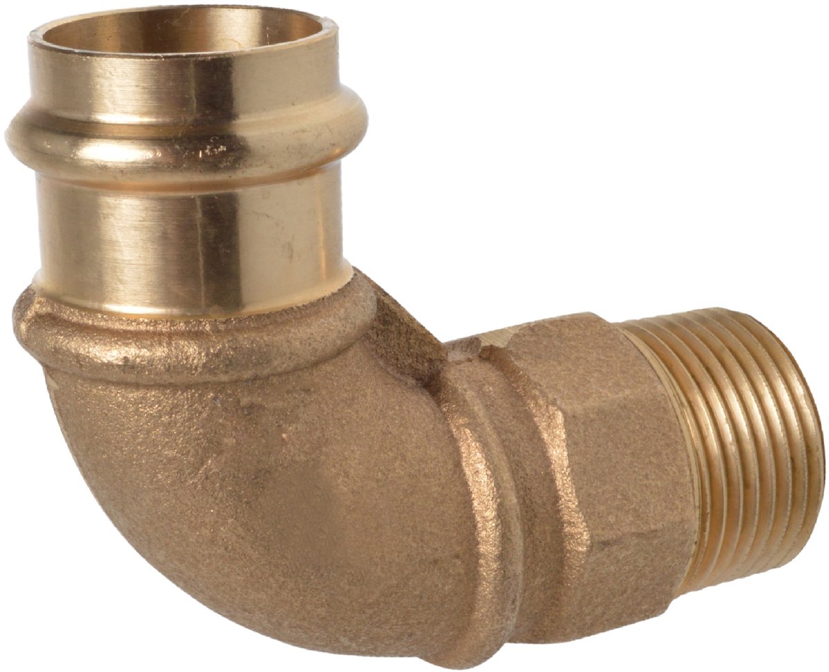 KIRCHHOFF BR knie 90° - Blanco - 18 mm x 1/2"BU - 1 mof - (P4092g)