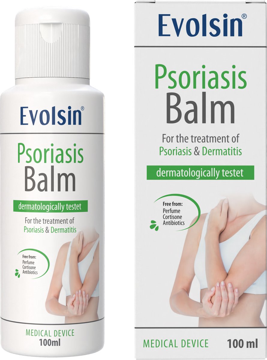 Evolsin® Psoriasis Balm - Psoriasis Creme - Parfumvrij zonder Cortison - 100 ml