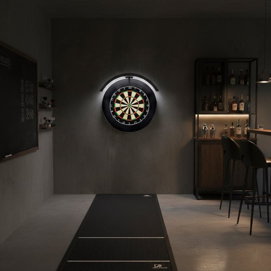 Dragon Darts Dartset Professional - Dartbord - Dartbord Verlichting 120 - Dartbord Surround Ring - Zwart van Dragon Darts — afbeelding 2