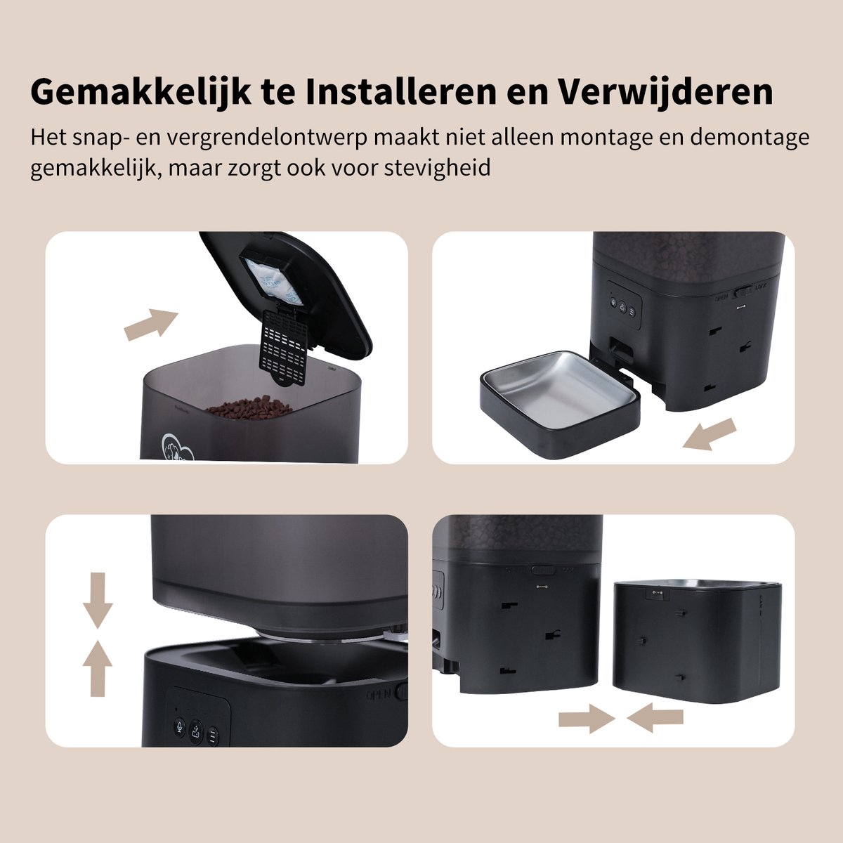 Chengdu Tops Automatische Kattenvoeder- en Waterdispenser - afbeelding 2