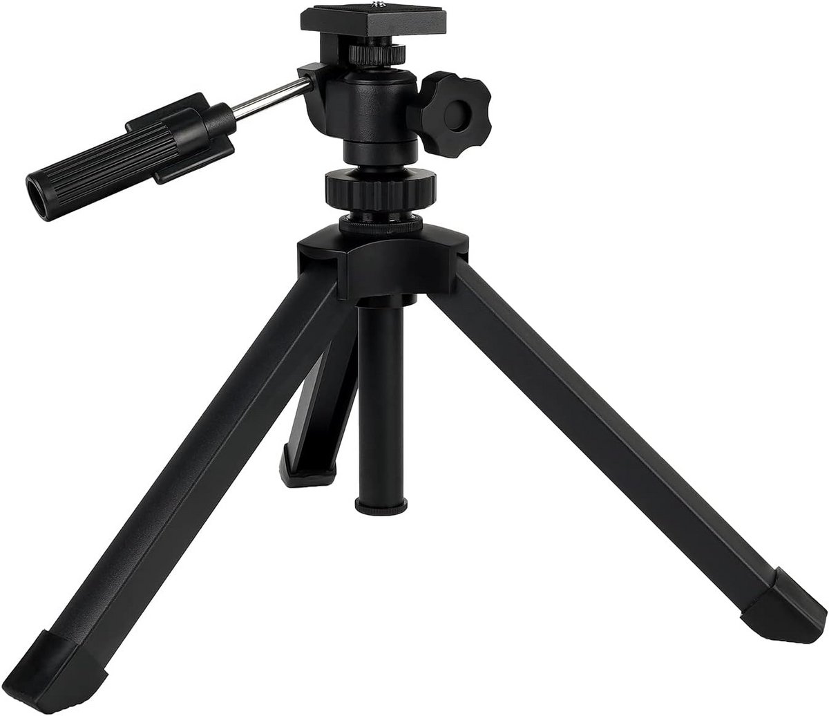 Verstelbaar Desktop Statief voor Spotting Scope en Camera - Lichtgewicht & Draagbaar Aluminium Tafelstatief