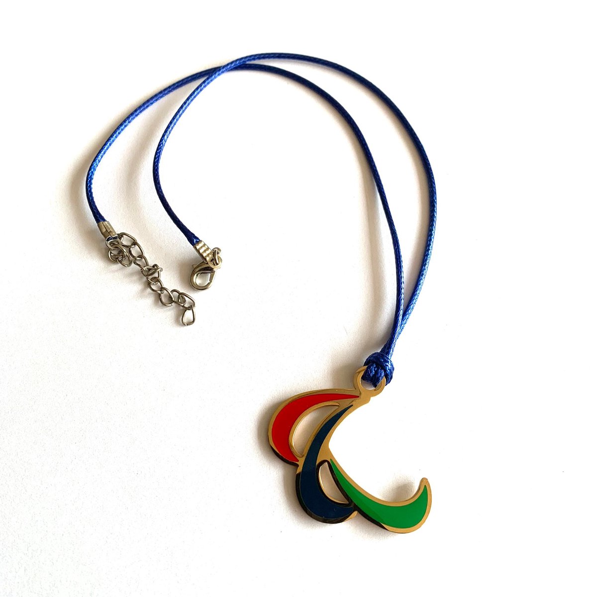 SportPresent® - Ketting - Blauw - Paralympische Spelen - Torino 2026 - Agitos - Rolstoel - Handicap - Beijing - Kleur - Sportsieraad - Sieraden - Sportsieraden