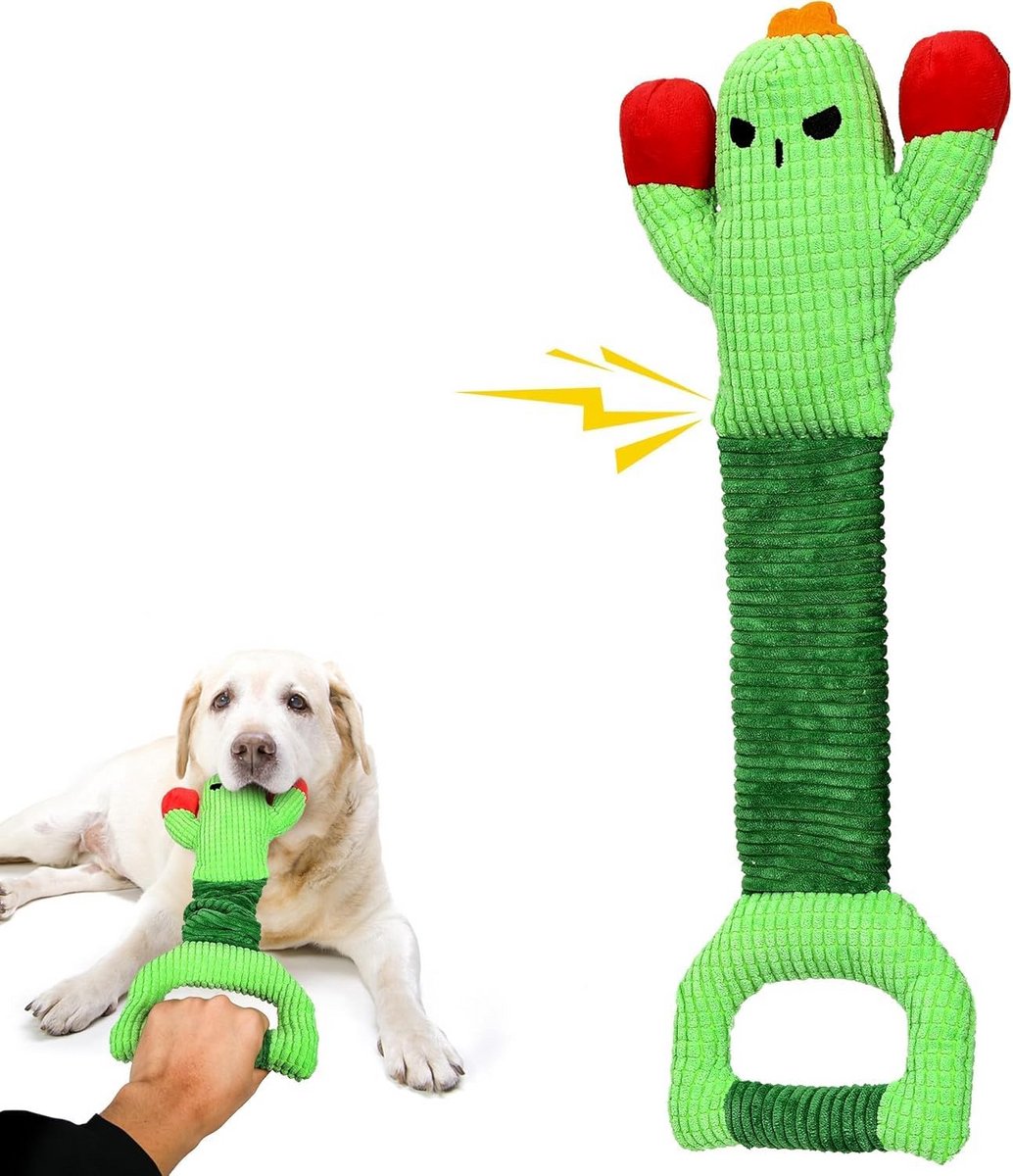 Interactief Knuffeldier Hondenspeelgoed met Pieper voor Kleine Honden
