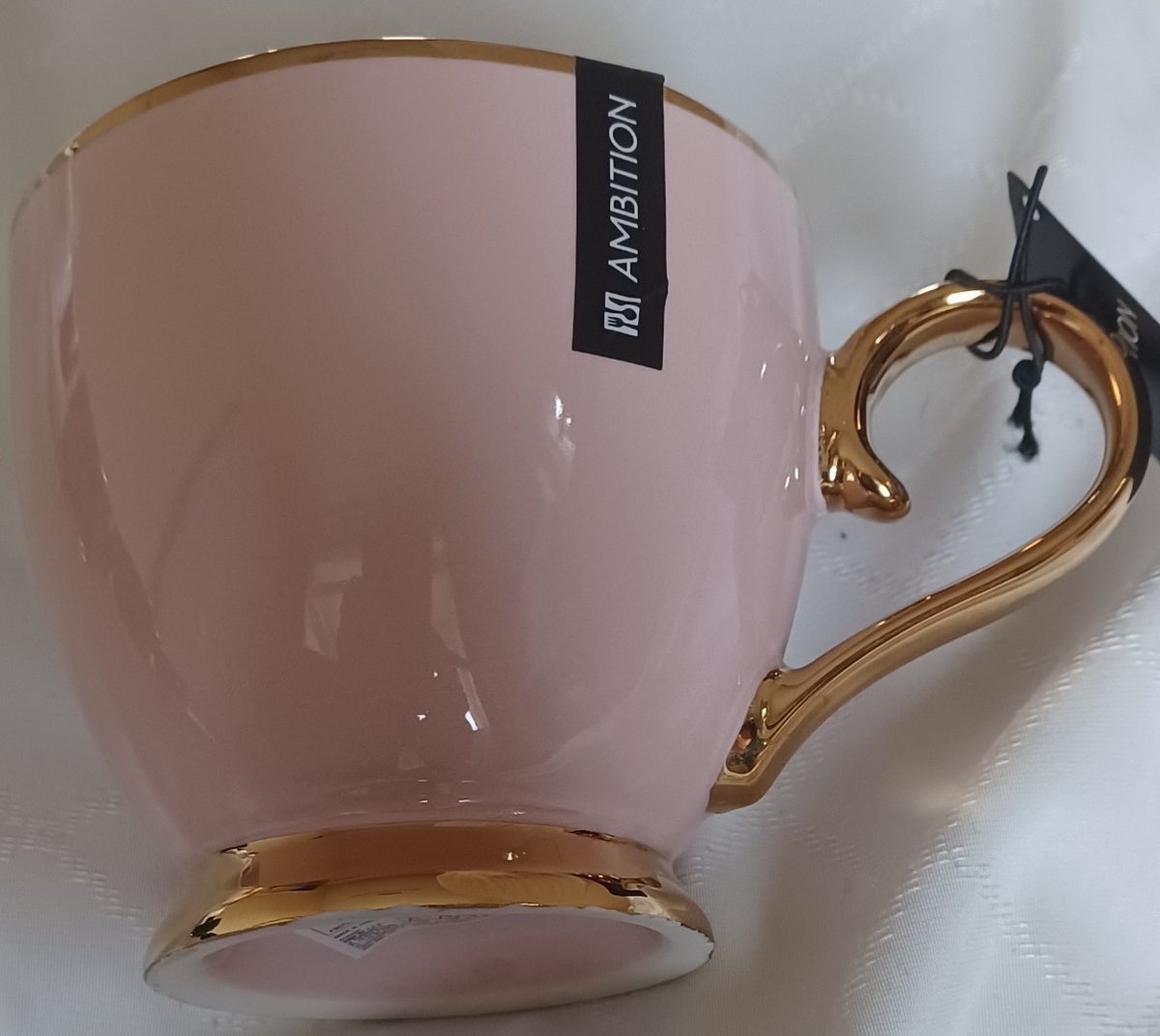#Koffie #Mok (met gouden randje)